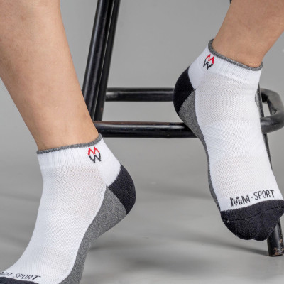 Combo 3 Đôi Tất Vớ Thể Thao, Vớ Đá Banh, Vớ Chạy Bộ Cổ Ngắn, Sợi Cotton Cao Cấp Chống Hôi Chân, Chống Phồng Rộp Chân, Chống Trượt Co Giãn 4 Chiều Mrm Manlywear - MM