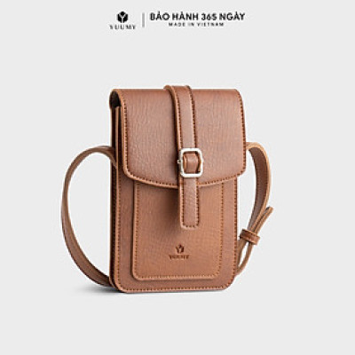 Túi Yuumy ( Thời trang nữ mini đựng điện thoại - Túi đeo chéo da Bergen YN248 )