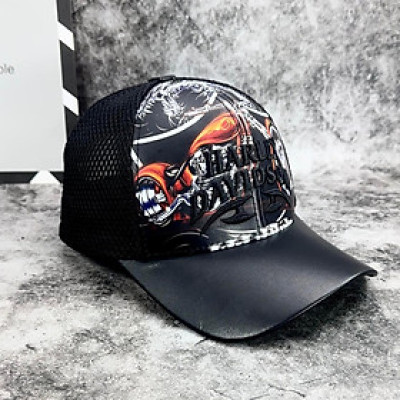 Nón kết, mũ lưỡi trai Harley Davision phối vải da form chuẩn thời trang đường phố siêu đẹp