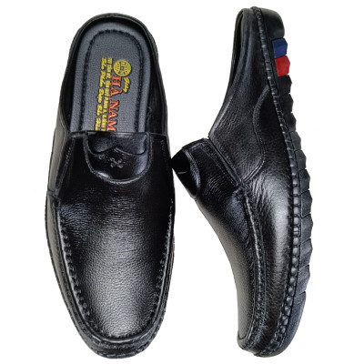 Giày Sục Nam HA NAM Da Bò Thật Cao Cấp GSB20172