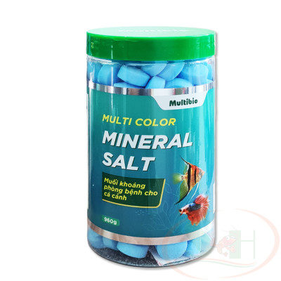 Viên muối khoáng Multi Color Mineral Salt dưỡng bệnh nấm khuẩn bể cá tép thủy sinh