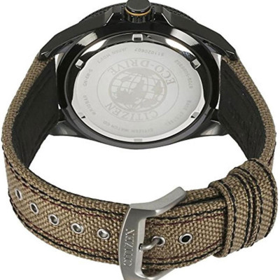 Đồng Hồ Nam Citizen Dây Vải Nato BU2035-05E - Mặt Đen