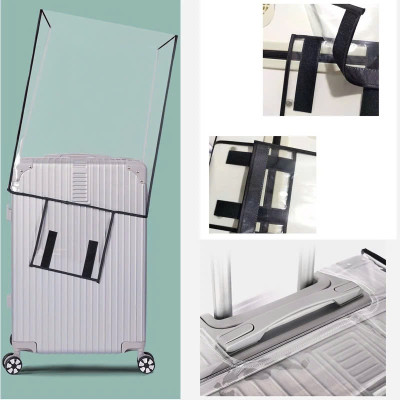 Túi Trùm Chống Xước Cho Vali Cao Cấp Áo bọc, bao bọc vali trong suốt chống trầy xước khi vận chuyển (Size 20ich).