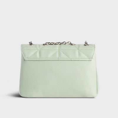 Túi Yuumy ( Thời trang nữ dây đeo phối xích cá tính size 23 - Túi đeo chéo da Seasand YN212 )