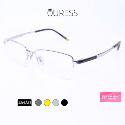Gọng kính titanium thời trang nam siêu nhẹ siêu bền OURESS sw10007