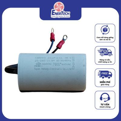Tụ điện motor Enertech 60mF, 70mF, 80mF