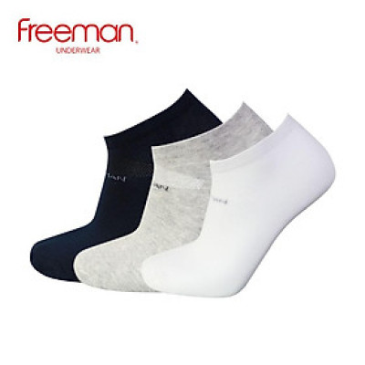 Combo 3 đôi Tất vớ cổ ngắn, chất liệu cotton FREEMAN [SOC20...]