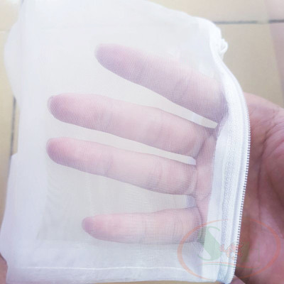 Túi lọc lưới siêu mịn khóa kéo nhựa đựng vật liệu purigen sứ lọc nhỏ bể cá tép thủy sinh