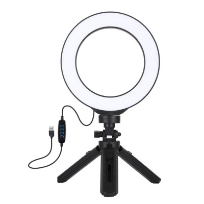 Đèn livestream PULUZ 6.2 inch 72 LED, 3 chế độ màu, cổng USB