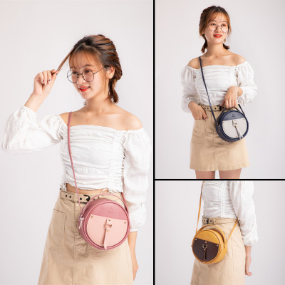 Túi đeo chéo nữ YUUMY YN65 nhiều màu, tiện dụng đi chơi đi làm.