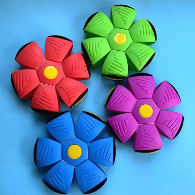 Đồ Chơi Trẻ Em, Bóng Ma Thuật Có Đèn Led, Đĩa Bay UFO, Đồ Chơi Đá Bóng Vui Nhộn Cho Bé