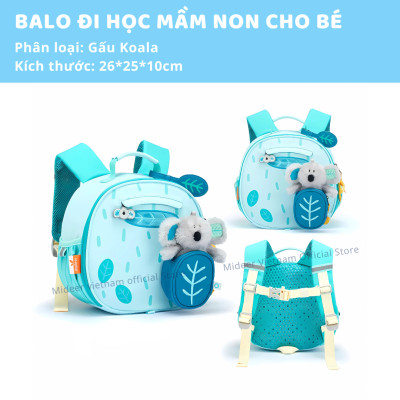 Balo đi học mầm non cho bé Mideer Snuggle Square Backpack