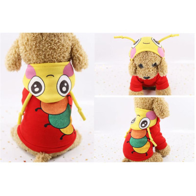 Quần áo cho Chó Mèo có mũ , 2 chân  - Quần áo thú cưng hình con vật dễ thương