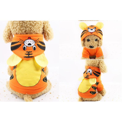 Quần áo cho Chó Mèo có mũ , 2 chân  - Quần áo thú cưng hình con vật dễ thương