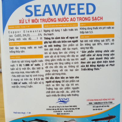 Thuốc diệt ngoại kí sinh cho cá Anova Seaweed