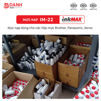 Mực nạp inkMAX IM-22_Sử dụng cho: Brother TN-2280, TN-2385.  Panasonic KX-FA 88, KX-FAT 92, 411.  Xerox P255D, P265D, Hàng chính hãng