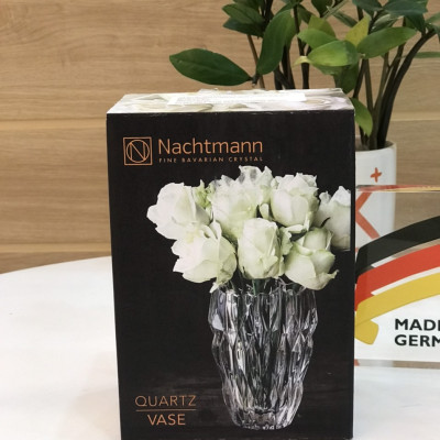Bình cắm hoa pha lê cao cấp Nachtmann Quartz 16cm - Sản xuất tại Đức - Hàng chính hãng