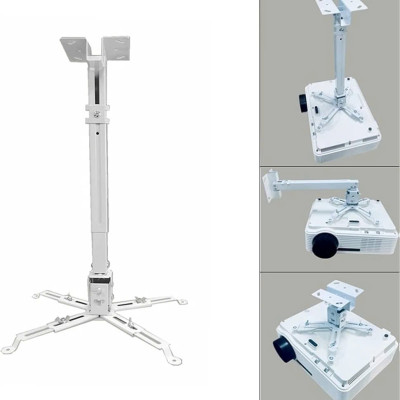 Giá treo máy chiếu đa năng 60 cm, 120 cm, 180 cm cao cấp (Ống lớn/ Tube lớn 25x40mm) - gắn trần hoặc gắn tường- Hàng nhập khẩu
