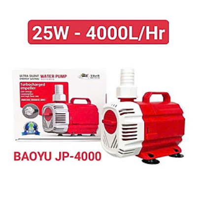 Bơm Nước Hồ Cá 4000 (25W, 4000L/H): Đa Năng, Tiết Kiệm Điện, Siêu Bền!