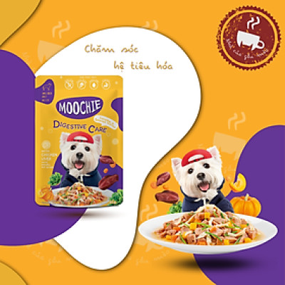 Thức ăn cho chó /  Pate Moochie dạng gói dành cho chó mọi lứa tuổi - gói 85gr