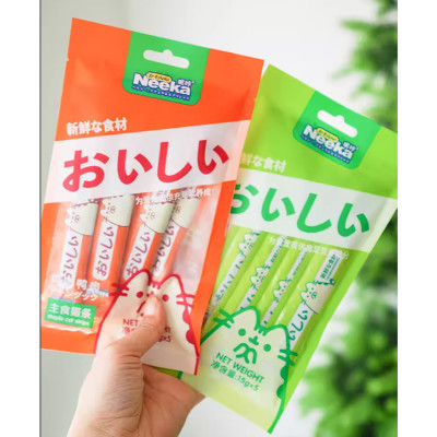 Súp Thưởng Cho Mèo Nhiều Vị Wanpy Gói 5 thanh 14g - YonaPetshop