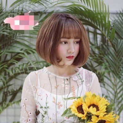 Nguyên đầu nhuộm chân đen- tạng lưới chùm tóc- hình thật