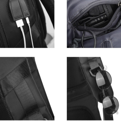 Balo nam tích hợp khóa chống trộm chống rạch chống nước cao cấp phong cách mới