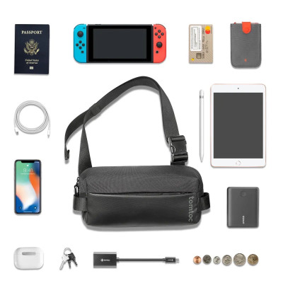 Túi Đeo Chéo TOMTOC Lightweight Codura Sling Bag T21S1 Multi-Colors - Hàng Chính Hãng