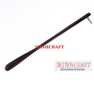 Hai Cây xỏ giầy gỗ muồng đen dài 70cm -khảm trai hoa văn