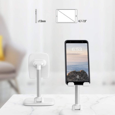Ugreen UG80192LP287TK 4.7 - 7.9 inch Màu Trắng Giá đỡ điện thoại thông minh - HÀNG CHÍNH HÃNG