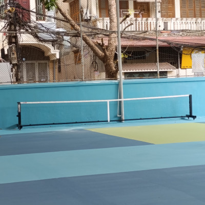 Trụ Pickleball 303704 thép 80x80 chính hãng tiêu chuẩn thi đấu chuyên nghiệp