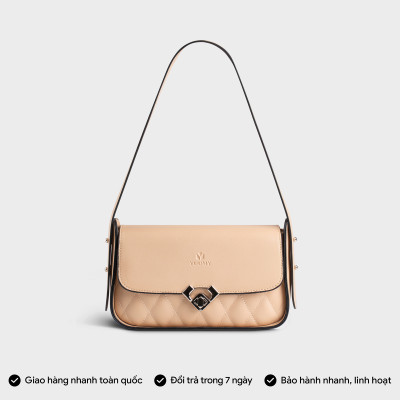 Túi Yuumy ( Thời trang nữ hình chữ nhật khóa cài kim loại size 23 - Túi đeo vai da Seasand YN234 )