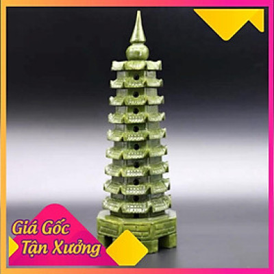 Tháp Văn Xương 9 tầng 20cm Đá Lam Ngọc Siêu Thị Phong Thủy 9999