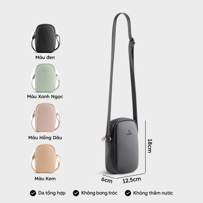 Túi Yuumy ( Thời trang nữ mini dáng đứng - Túi đeo chéo da Seasand YN259 )
