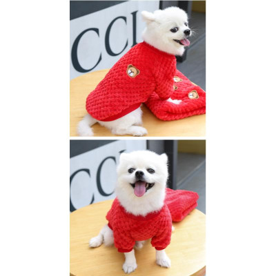 Quần áo cho Chó Mèo Vải Len, dày ấm áp, Mùa Thu Đông ,  Quần áo cho thú cưng