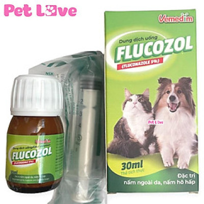 Dung dịch uống Vemedim Flucozol diệt nấm trên chó mèo