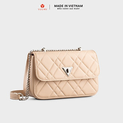 Túi Yuumy ( Thời trang nữ họa tiết chần chỉ size 24 - Túi đeo chéo da Seasand YN279 )