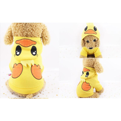 Quần áo cho Chó Mèo có mũ , 2 chân  - Quần áo thú cưng hình con vật dễ thương