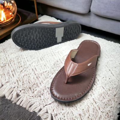 DÉP KẸP CHẤT LIỆU DA BÒ VATIS