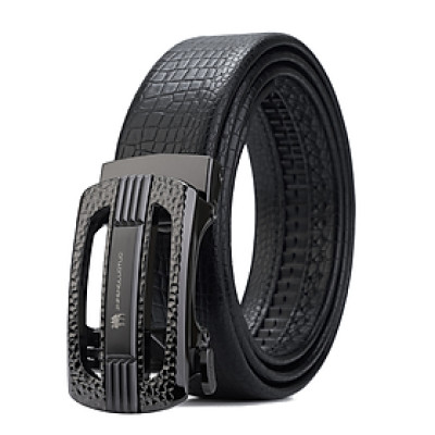 Thắt lưng nam da bò nguyên chất mặt khóa tự động hợp kim cao cấp