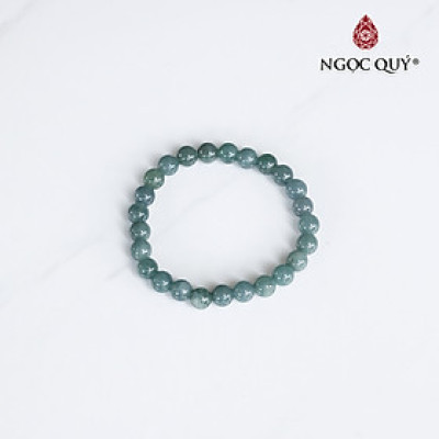 Vòng tay lam ngọc 7mm mệnh thủy, mộc - Ngoc Quý Gemstones