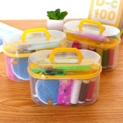 Hộp Kim Chỉ May Đồ Đa Năng Tiện Dụng 55 Món Phụ Kiện May Vá, Hộp Kim Chỉ Gia Đình Tiện Dụng