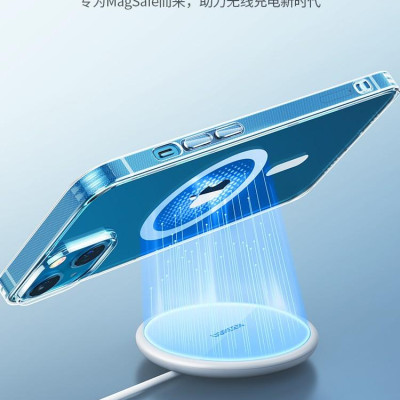 Ugreen UG90131LP536TK Trong Suốt hổ trợ sạc không dây Ốp Lưng Iphone 13 6.1inch - HÀNG CHÍNH HÃNG