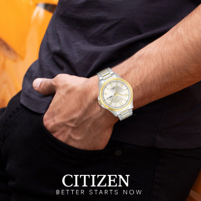 Đồng Hồ Nam Citizen Dây Thép Không Gỉ BF2005-54A - Mặt Trắng