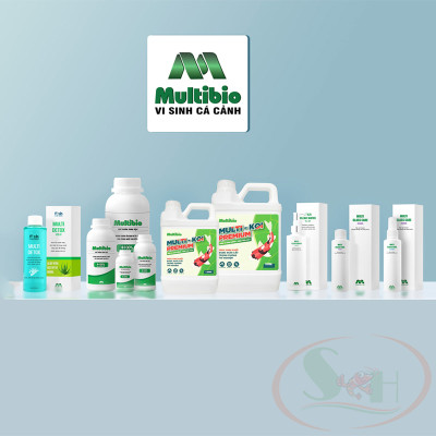 Vi sinh nước MultiBio Multi Koi Premium men tiêu hóa đậm đặc xử lý bể cá lớn ao hồ ngoài trời