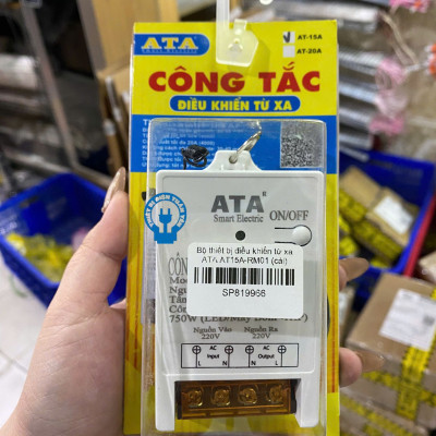 Công tắc điều khiển từ xa ATA AT-15A RM01 hẹn giờ tắt mở công suất lớn - Hàng chính hãng