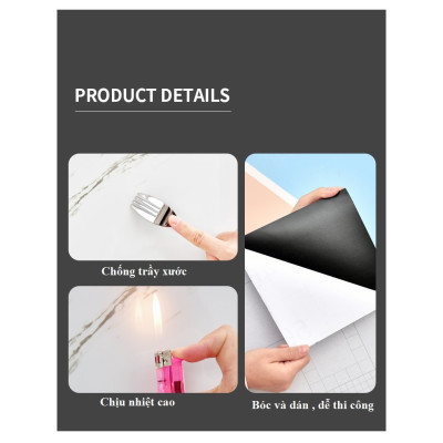 Bộ 20 Tấm Xốp Dán Tường 3D PVC Đá Trắng Sọc 60x30cm Keo Sẵn Dày 2,5mm Cao Cấp, Sang Trọng