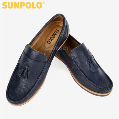 Giày Mọi Nam Da Bò SUNPOLO SUKT2581