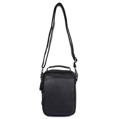 Túi đeo chéo nam, túi xách tay da bò thật Bụi Leather DC104 - Da bò Mill cao cấp, Unisex - Bảo Hành 12 tháng