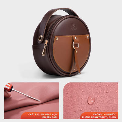 Túi đeo chéo nữ YUUMY YN65 nhiều màu, tiện dụng đi chơi đi làm.